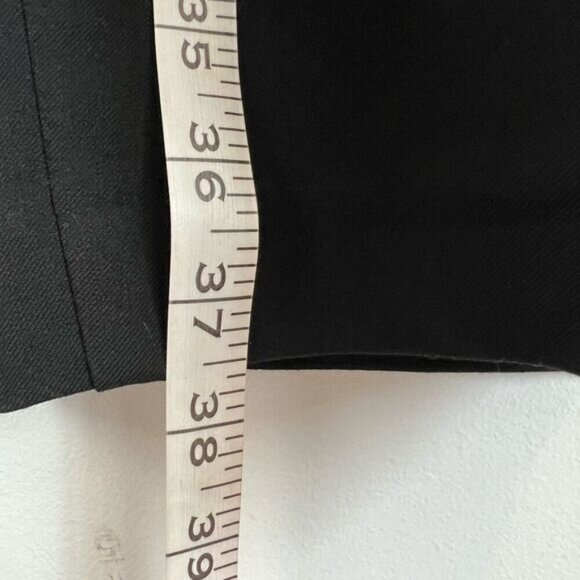 Office Little Black Dress Low Back Stretch Workwear Size XS Cocktail Midi - Picture 11 of 15